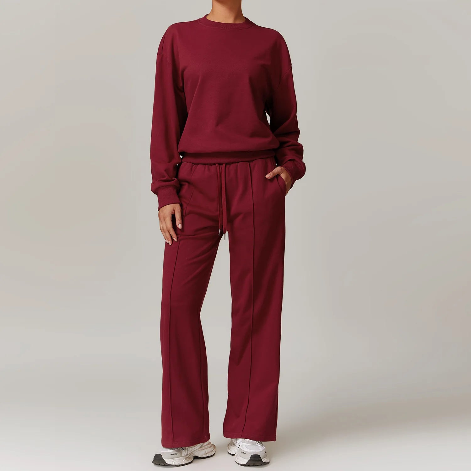 Sportswear 2 Pieces Yoga Set Gym Clothes Sportswear Yoga Suits For Women Fitness Set Tracksuits Sports Long Sleeved Gym Trousers