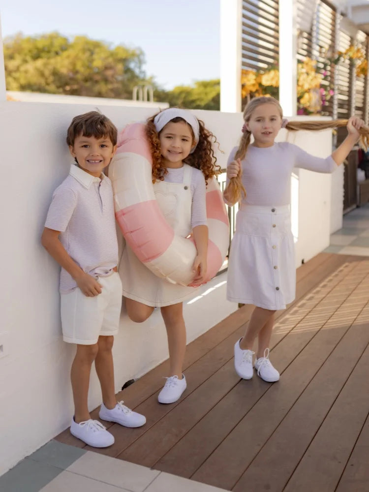White Denim Collection – Cotton Jeans, Denim Jumpers, Skirts & Shirts for Girls, Boys & Family Matching Outfits