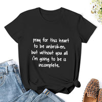 Bible Verse Psalm 46:5 'She Will Not Fail' Women's T-Shirt