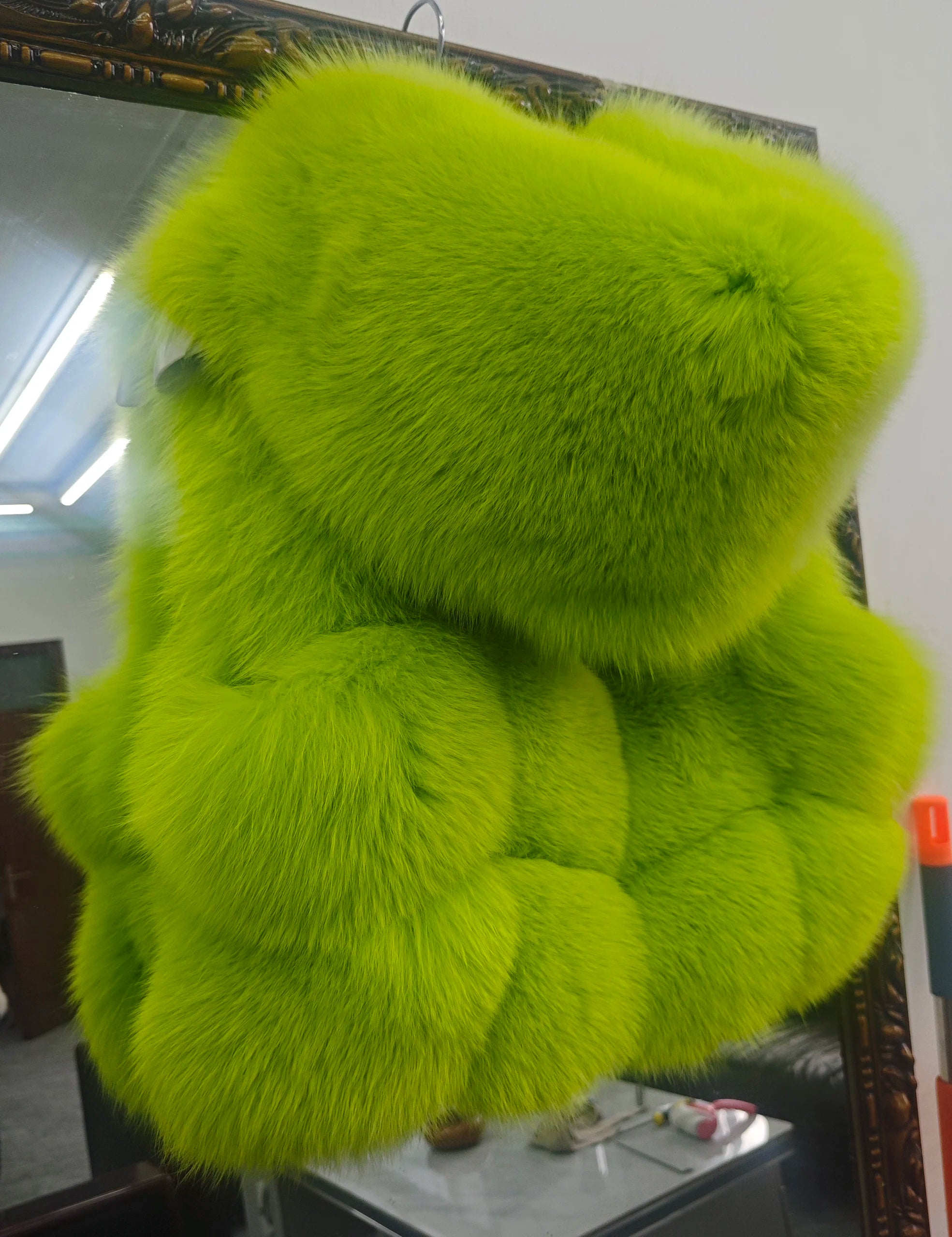 Real Fox Fur Vest Women's Genuine Silver Fox Short Jacket Sleeveless Hooded Fashion Casual Coats - HER SHOP