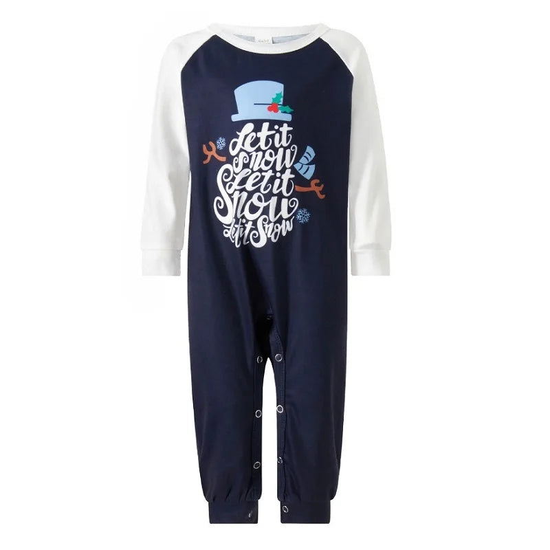 Christmas Pajamas Family Matching Outfits Adult And Kids Clothes Tops + Pants Xmas Sleepwear Sets Newborn Baby Boy Girl Jumpsuit
