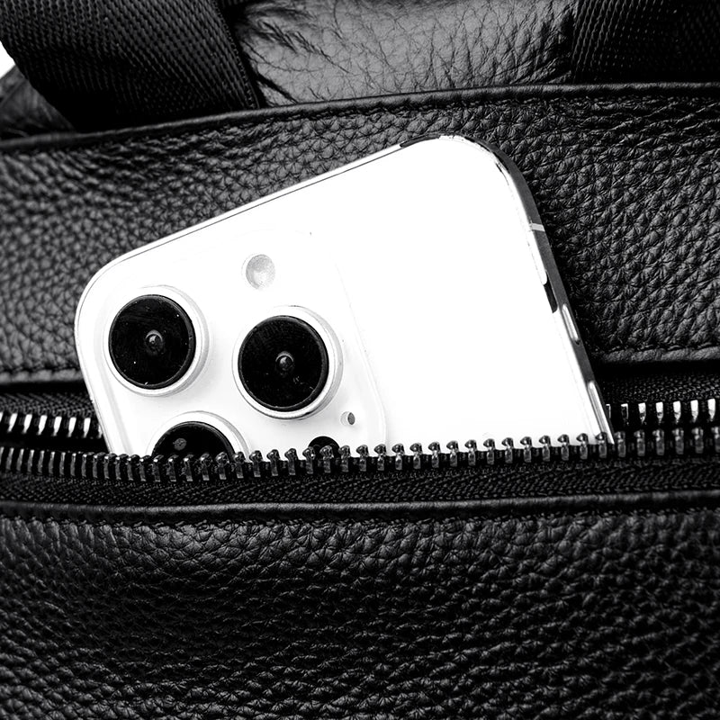 Genuine Leather Women's Backpack Fashion and Elegant Bag Soft Leather Solid Backpack Zipper Comfortable Bag For Ladies Designer