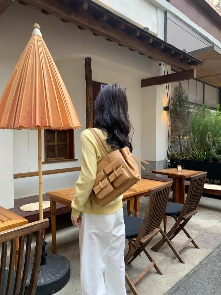 JW PEI Women's Large Capacity Crossbody Bag, Black Motorcycle Style Single Shoulder Handbag, Versatile Purse for Daily Commute