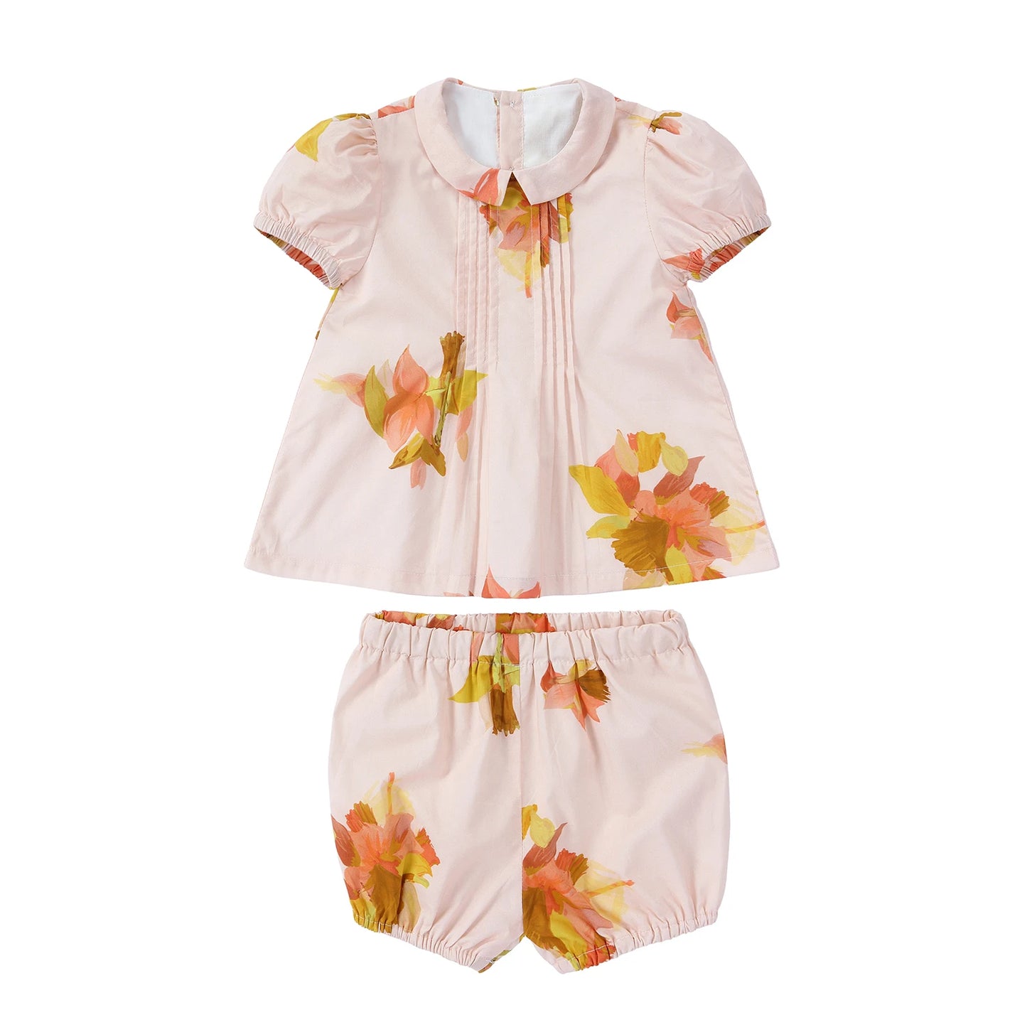 Spanish Sunset Collection SS26 Girls Puff Sleeves Dress Embroidery Sweater Boy V-neck Blazer Brothers Sisters Family Matching