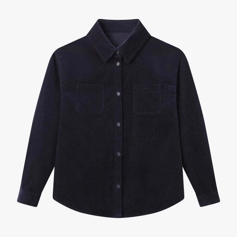 Family Matching Corduroy and Sweatshirt Outfits for Kids
