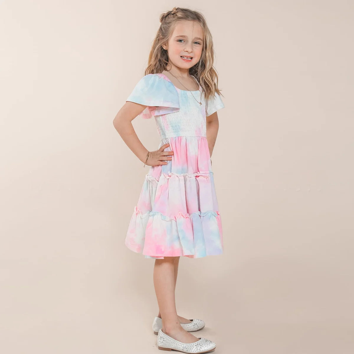 Bohemian Mom and Daughter Matching Summer Dress Set – Beach Family Outfits for Women & Girls