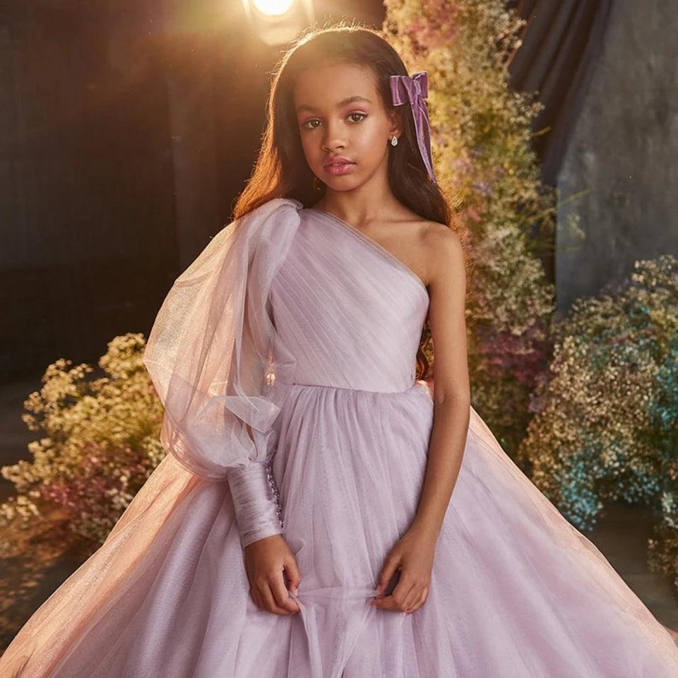Flower girl purple online