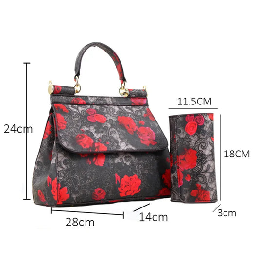 Retro Classic Crossbody Bags For Women Frame Top Handle Bag Purses And Handbags Suit Luxury Shoulder Totes Ladies Bolsa - HER SHOP