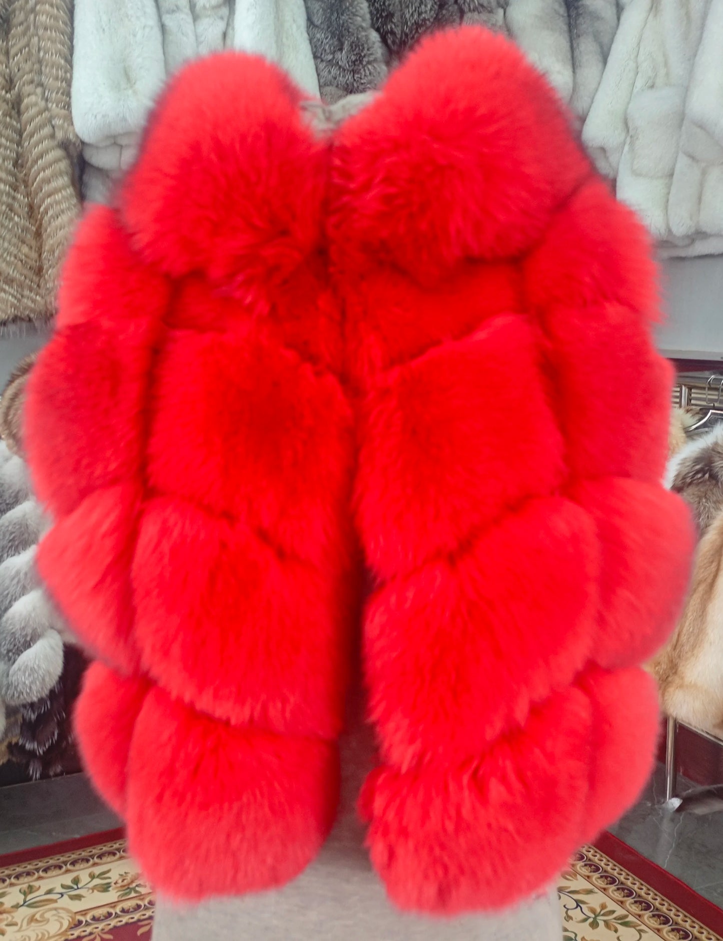 Real Fox Fur Vest Women's Genuine Silver Fox Short Jacket Sleeveless Hooded Fashion Casual Coats