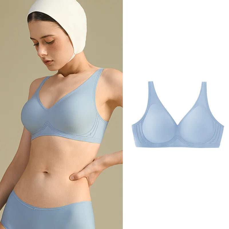 Seamless Push Up Bra for Women Wireless Padded Smooth Invisible Comfortable Bra Woman Breathable Bralettes Woman MX179