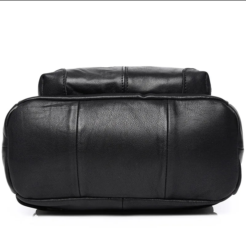 Causal Genuine Leather Backpack Women Real Cow Leather Travel Bags Fashion Ladies Leather Backpack