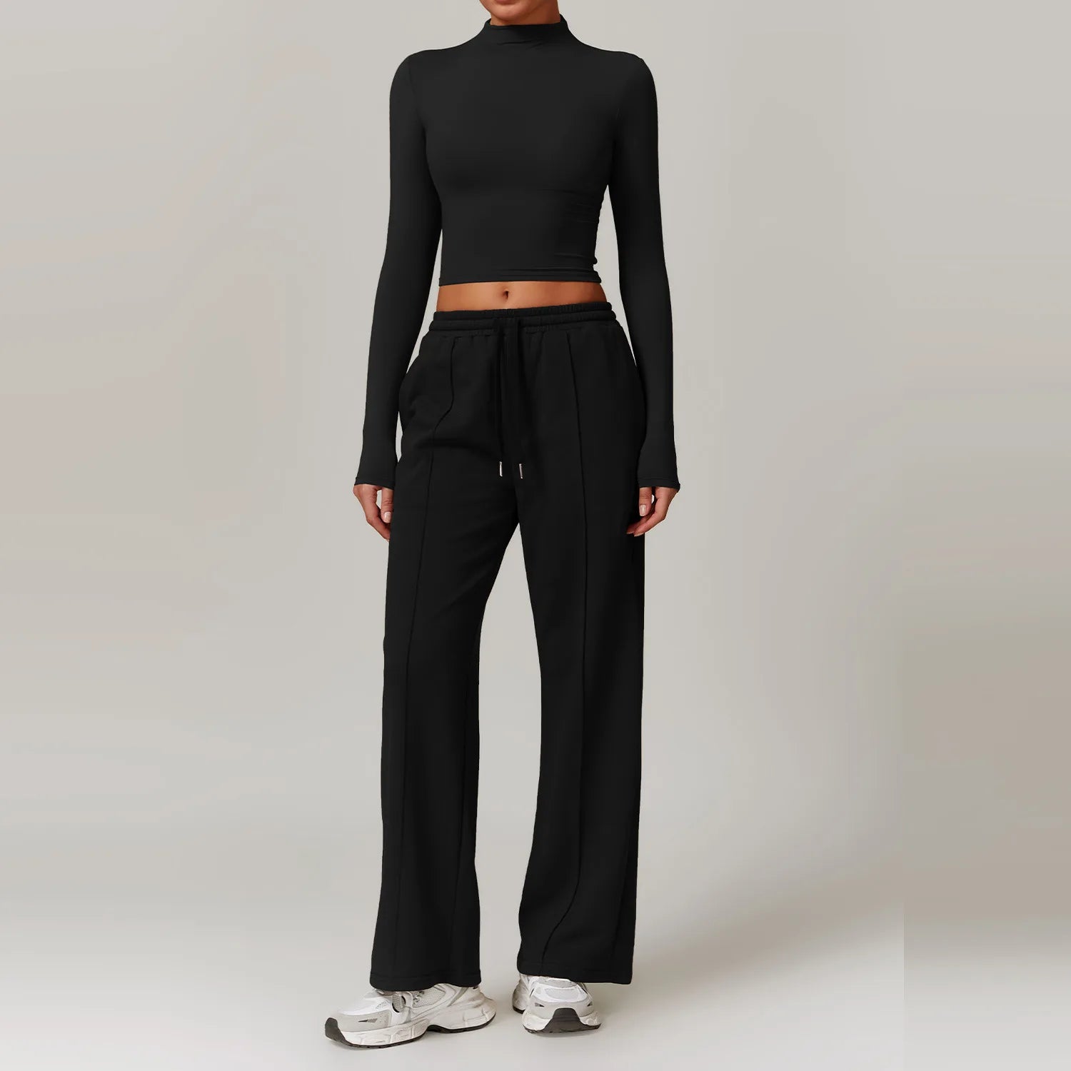 Sportswear 2 Pieces Yoga Set Gym Clothes Sportswear Yoga Suits For Women Fitness Set Tracksuits Sports Long Sleeved Gym Trousers