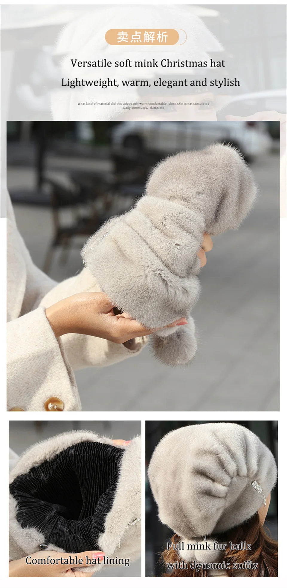 Whole Real Mink Fur Hat For Women's Caps Luxury Fashion Brand Real Fur Cap Christmas Hat Warm In Russian Winter Lady Fur Hat