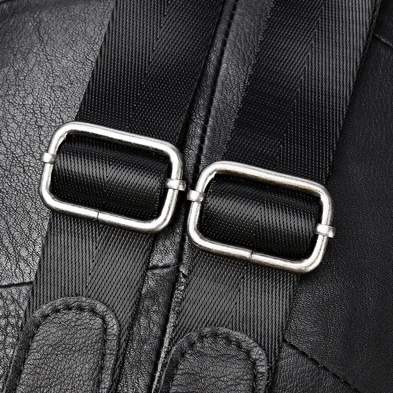 Causal Genuine Leather Backpack Women Real Cow Leather Travel Bags Fashion Ladies Leather Backpack