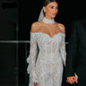 Vintage Lace Wedding Dresses Pearls Strapless Off Shoulder Mermaid Bridal Gown Applique Long Sleeve Bride Dress Customized – HER SHOP®