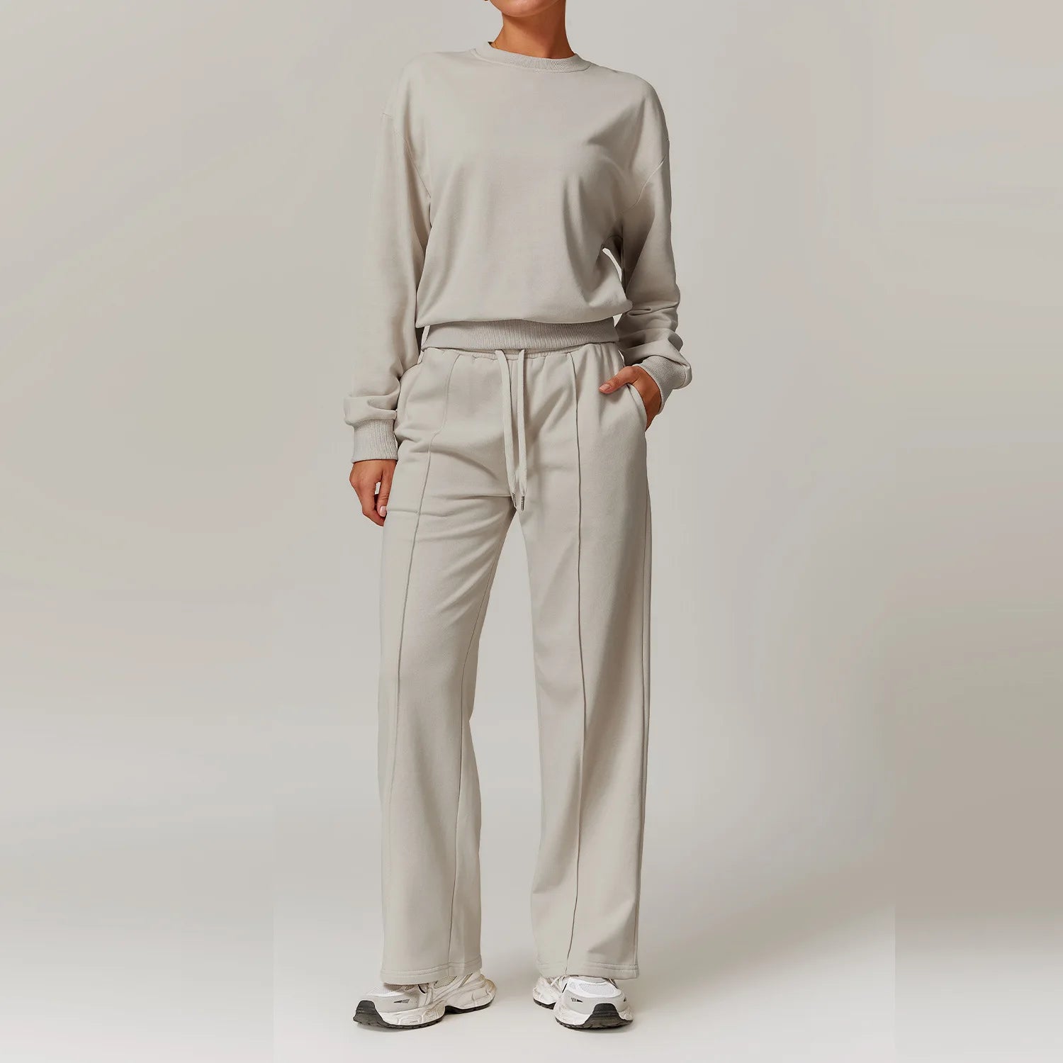Sportswear 2 Pieces Yoga Set Gym Clothes Sportswear Yoga Suits For Women Fitness Set Tracksuits Sports Long Sleeved Gym Trousers