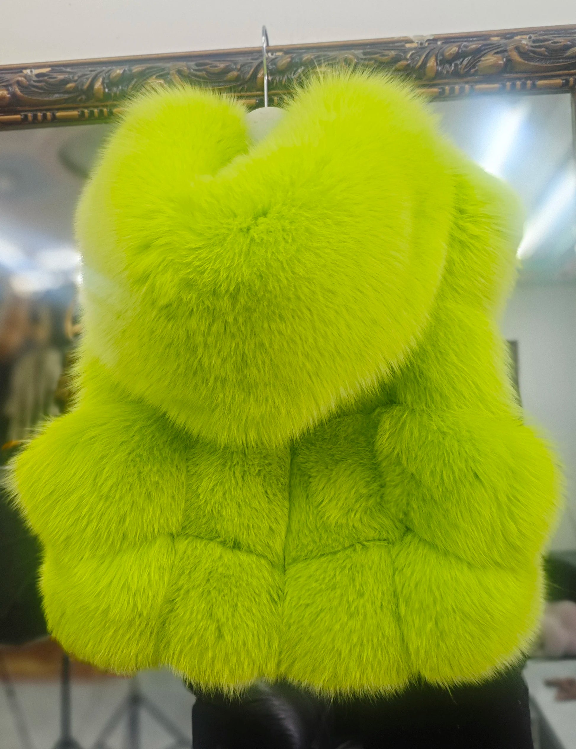 Real Fox Fur Vest Women's Genuine Silver Fox Short Jacket Sleeveless Hooded Fashion Casual Coats