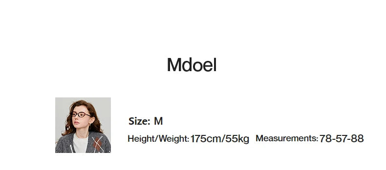 Women Knitted Sweater 2025 Autumn New Grid Pattern V Neck Single Breasted Button Knitted Cardigan Coat Gray