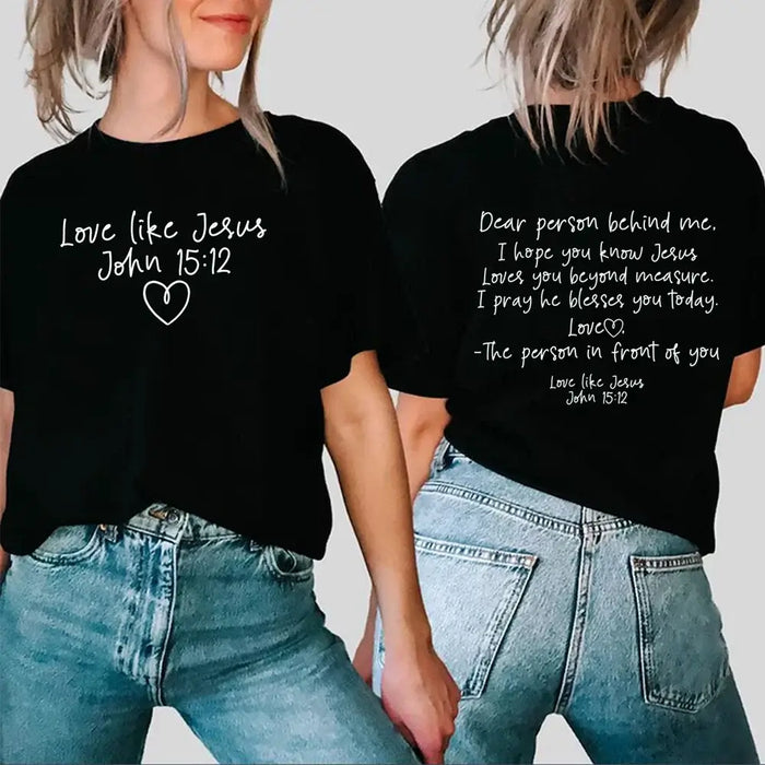 View details for Love Like Jesus Bible Verse T-Shirts Love Like Jesus Bible Verse T-Shirts