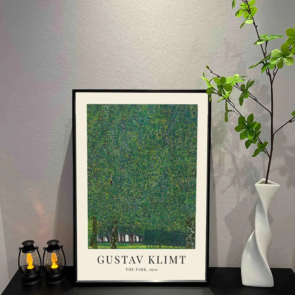 G-Gustav Klimt Poster Wall Art Print Poster Decorative Mural Modern Home Decor Birthday Gift Unframed Canvas Garage Room