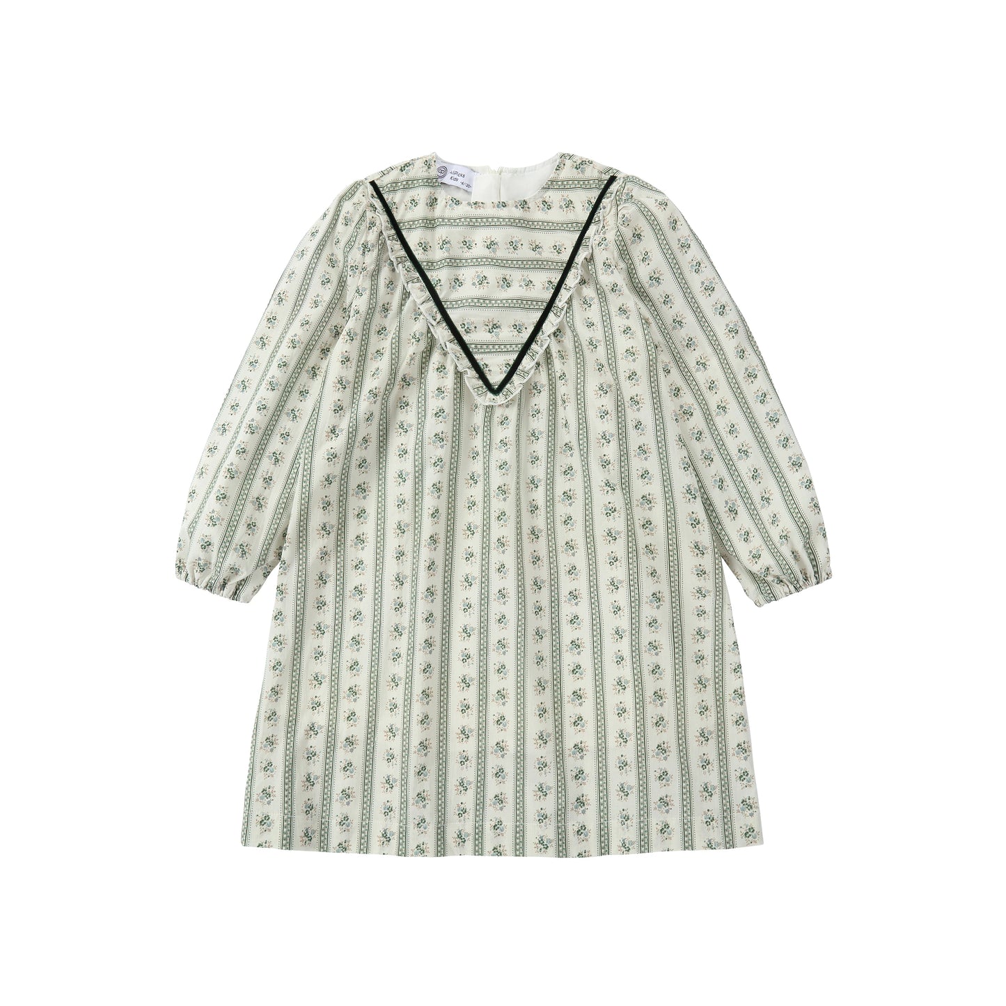 AP Tea Time Collection AW25 Girls Dress Boys Knitting Blazer Sweater Green Floral Cotton Family Matching Clothing