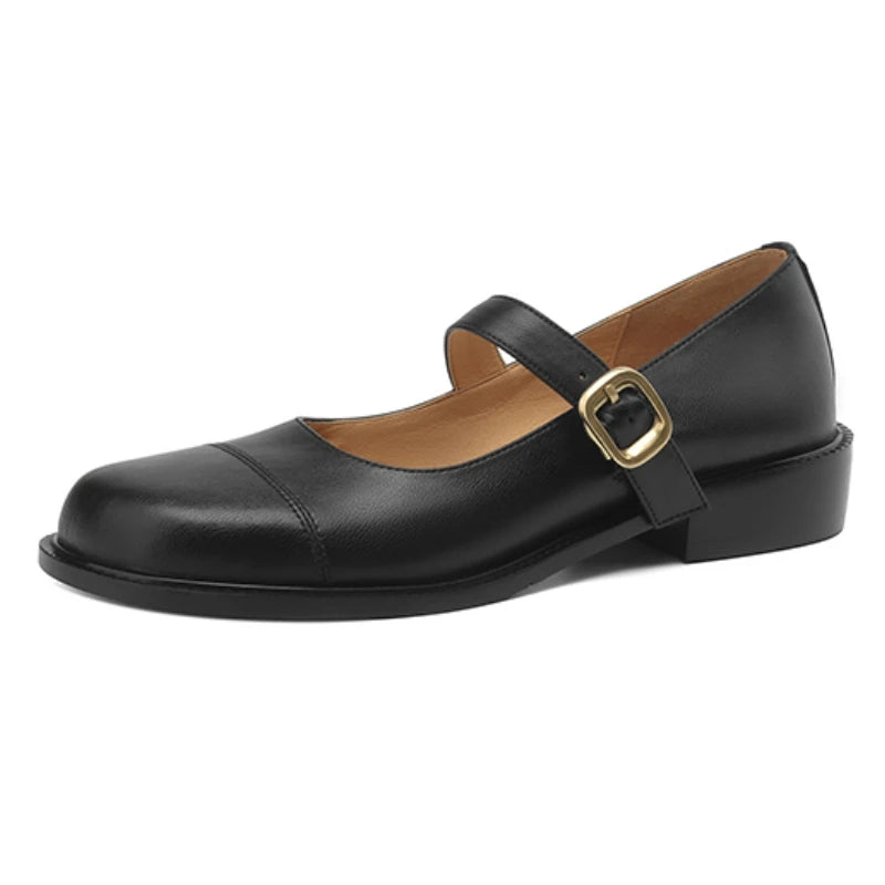 Women's Loafers – Casual Genuine Leather Flats, Student Footwear, Creepers, Oxford Shoes, Large Sizes up to 45–48 - HER SHOP