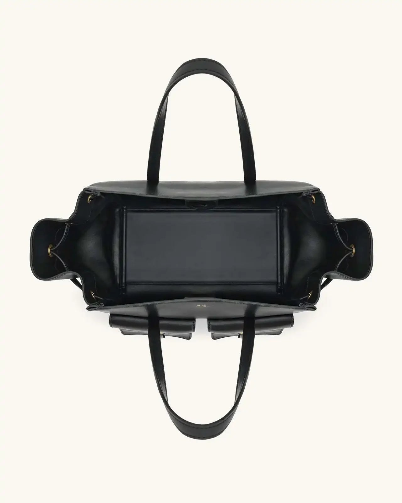 JW PEI Women's Large Capacity Crossbody Bag, Black Motorcycle Style Single Shoulder Handbag, Versatile Purse for Daily Commute