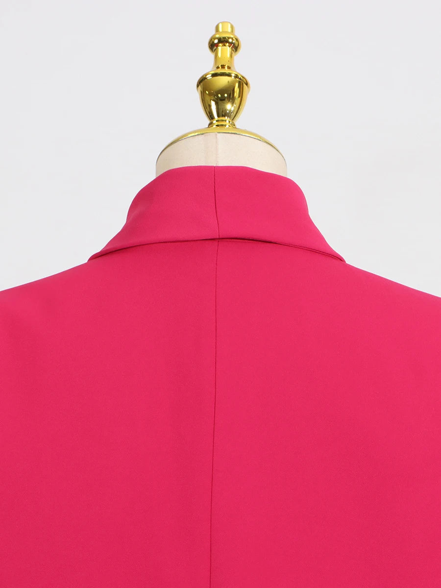 Luxury Patchwork Sequined Women’s Coat – Lapel Open-Stitch Slim Fit Fashion Outerwear