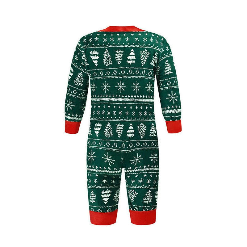 Christmas Family Matching Pajamas Set - Mother, Father, Kids & Baby Girl Rompers | Family Look Sleepwear Outfit