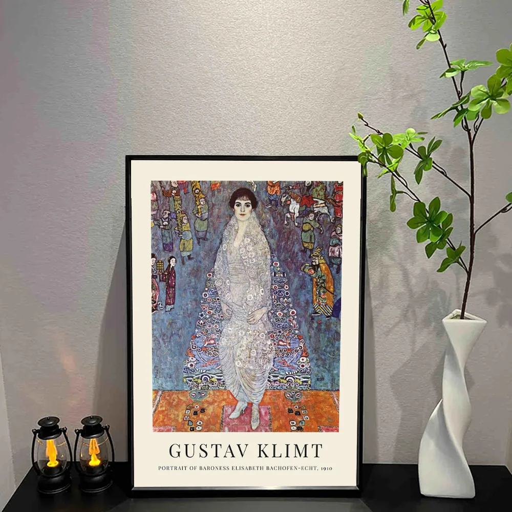 G-Gustav Klimt Poster Wall Art Print Poster Decorative Mural Modern Home Decor Birthday Gift Unframed Canvas Garage Room