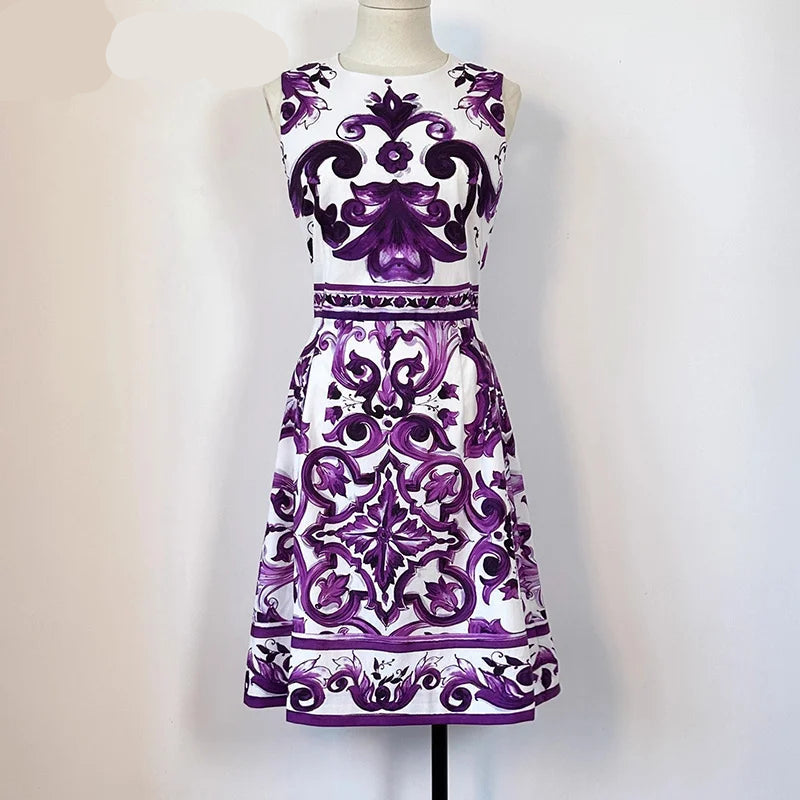 Elegant Women's Silk Top & Printed Cotton Skirt Set – 2-Piece Turn-Down Collar Outfit