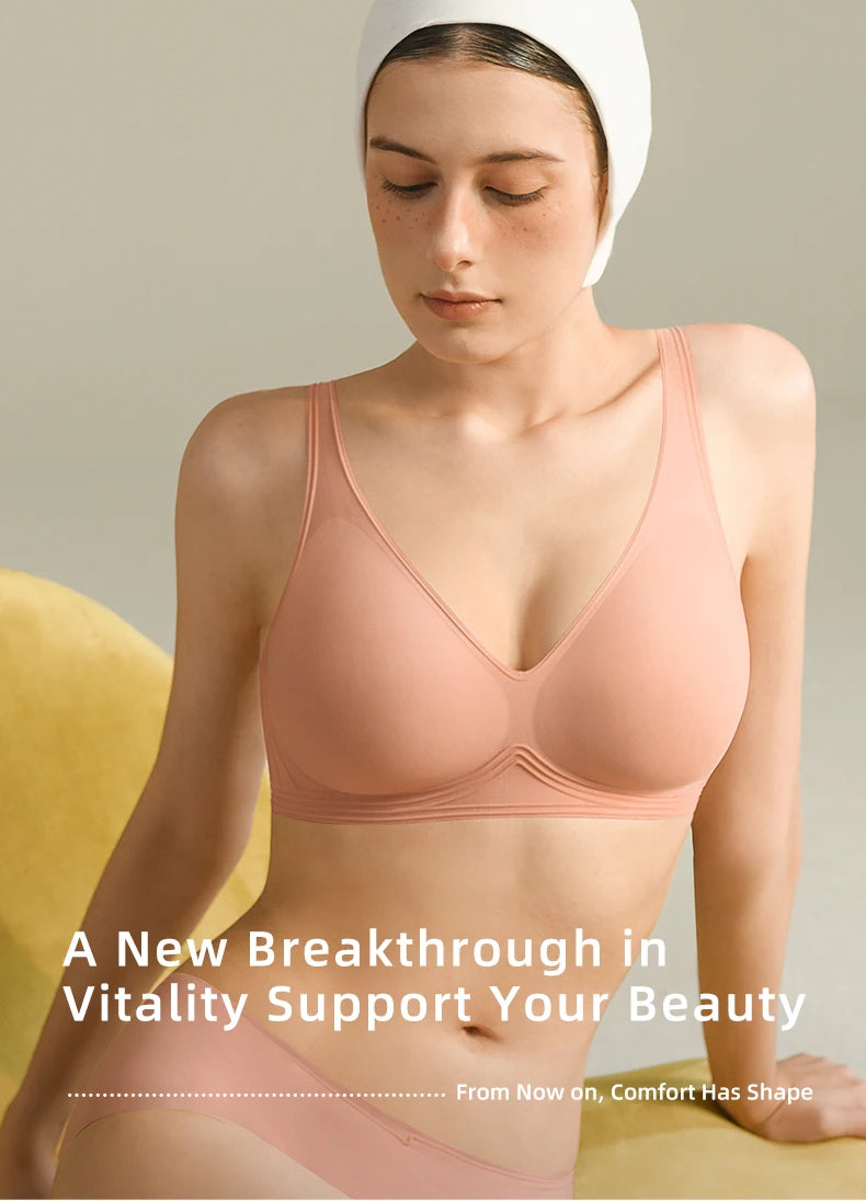 Seamless Push Up Bra for Women Wireless Padded Smooth Invisible Comfortable Bra Woman Breathable Bralettes Woman MX179