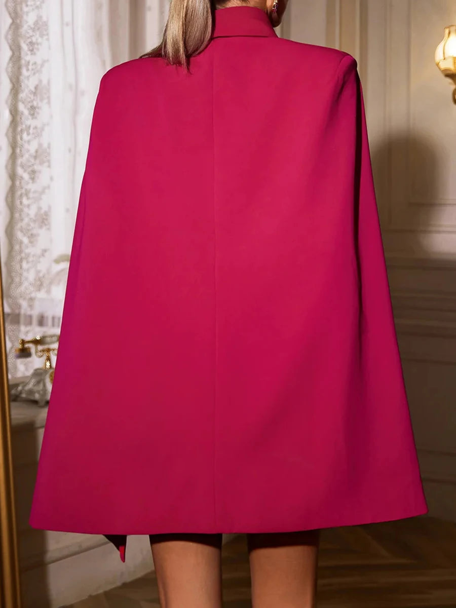 Luxury Patchwork Sequined Women’s Coat – Lapel Open-Stitch Slim Fit Fashion Outerwear