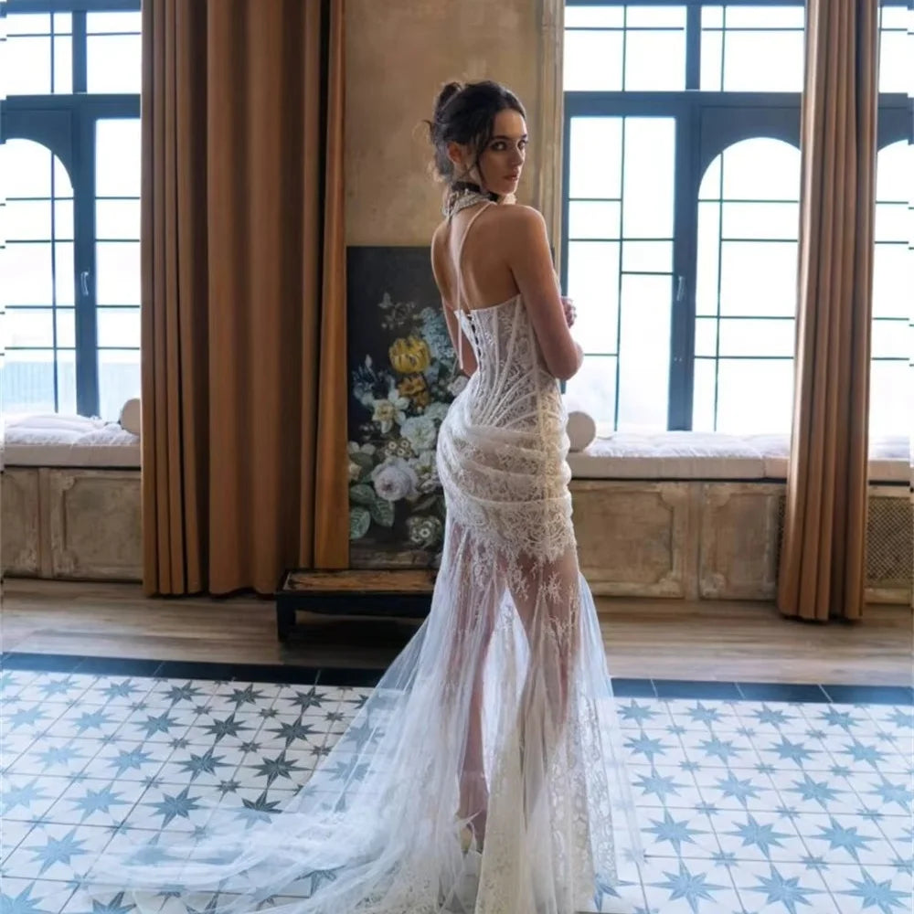 Strapless Lace Prom Dress – Customized Elegance