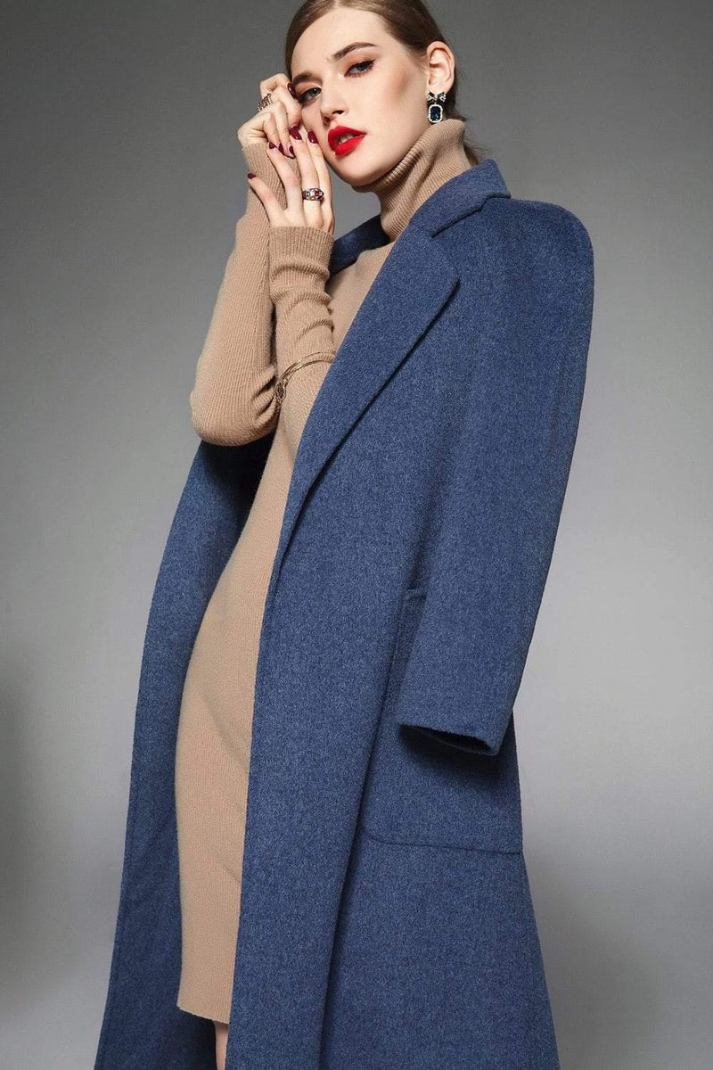 Her Shop Coats, Jackets & Blazers 100% Wool Coat for Elegant Women