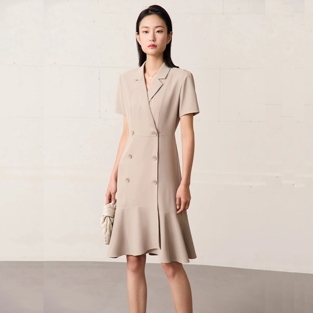 Minimalism Office Lady Dress for Women