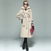 100% Wool Coat Women&#39;s European And American Tweed Coat Cashmere Free New Fashion In Winter