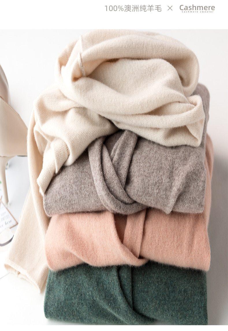 Her Shop 100% Pure Wool Knitted Sweater