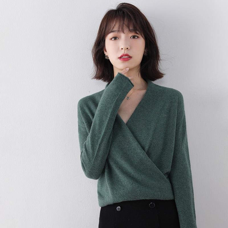 Her Shop 100% Pure Wool Knitted Sweater