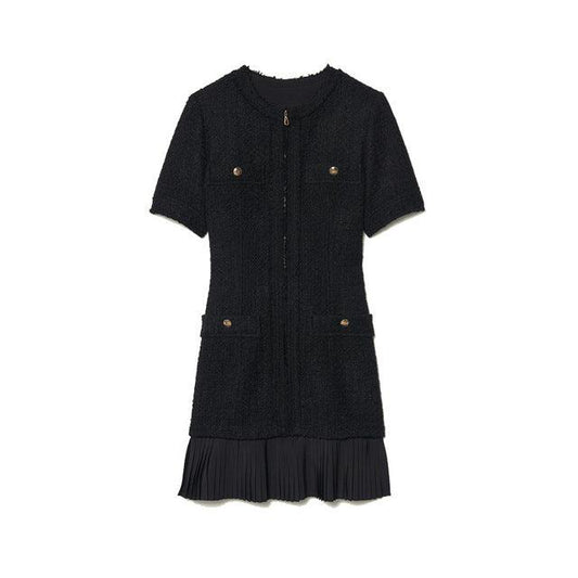 New Sandro Dresses for Women Spring Autumn Woman Dress Casual Streetwear Bodycon Dress French Sandro Vintage Dresses for Women - HER SHOP