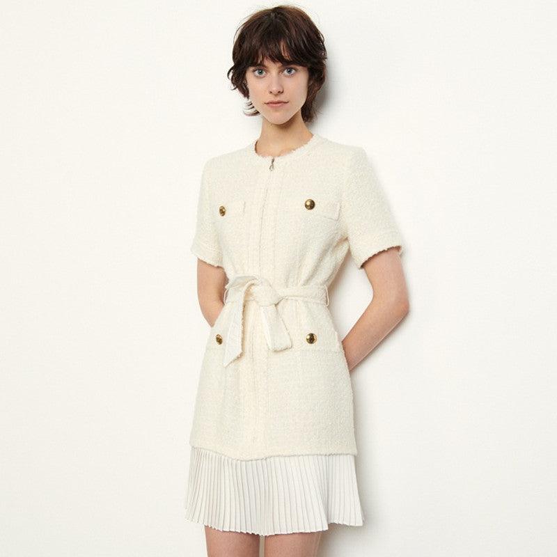 New Sandro Dresses for Women Spring Autumn Woman Dress Casual Streetwear Bodycon Dress French Sandro Vintage Dresses for Women - HER SHOP