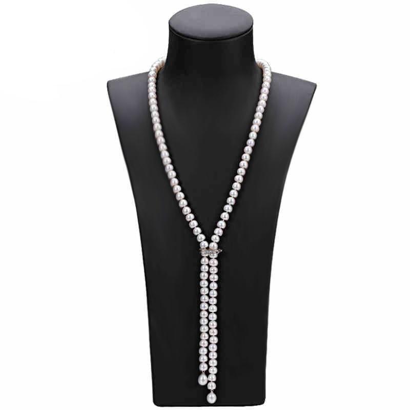 100% Genuine Freshwater Pearl Necklace - HER SHOP