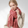Her Shop accessories Cameo Pink / 180x60cm 100% Pure Wool Scarf