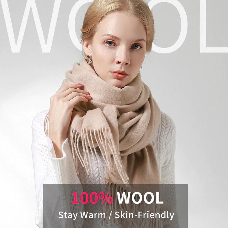 Her Shop accessories 100% Pure Wool Scarf