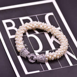 Her Shop accessories Angle Natural Freshwater White Pearl Bracelet For Women