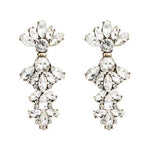 Her Shop accessories White 1 Colorful Rhinestone Geometric Charms Drop Dangle Earrings for Women Fashion Jewelry Boho Maxi Crystal Statement Earrings