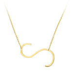 Letter Necklaces Alphabet Initial Pendants