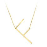 Letter Necklaces Alphabet Initial Pendants