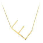 Letter Necklaces Alphabet Initial Pendants