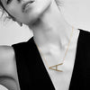 Letter Necklaces Alphabet Initial Pendants